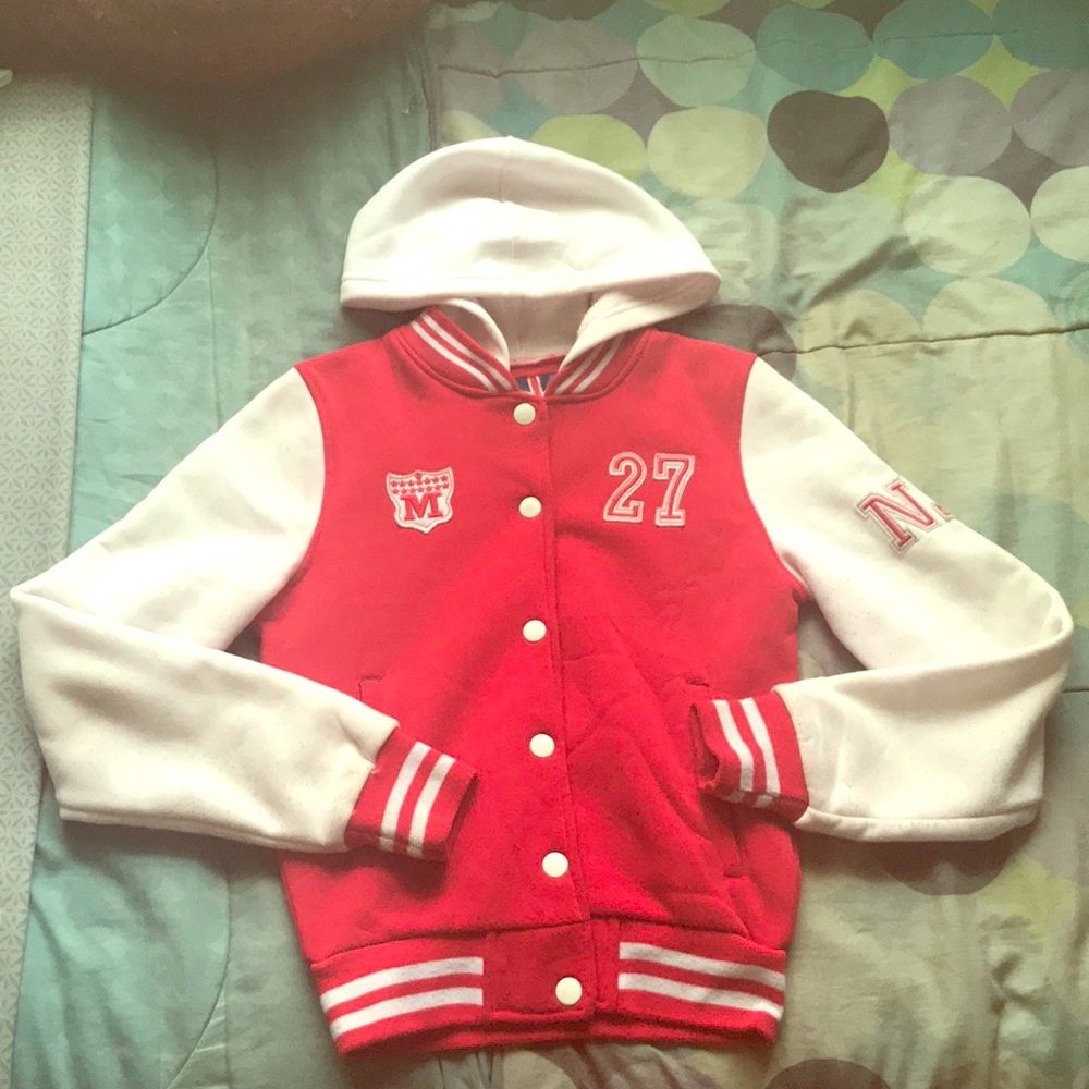 Red Letterman Jacket